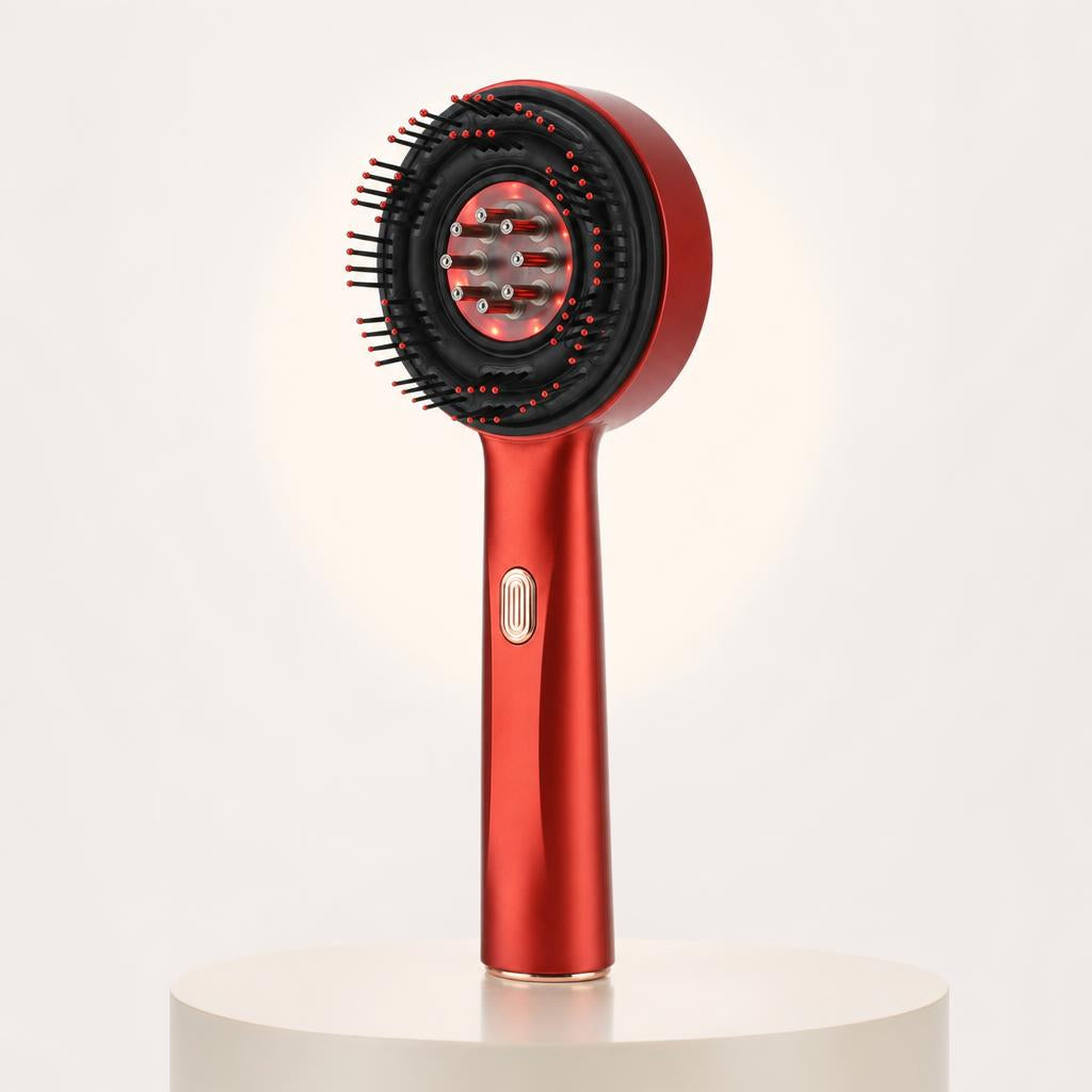 Rubí, masajeador capilar eléctrico con luz roja